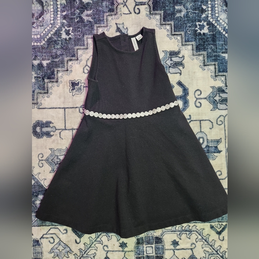 Janie and Jack Black Mini A-Line Dress